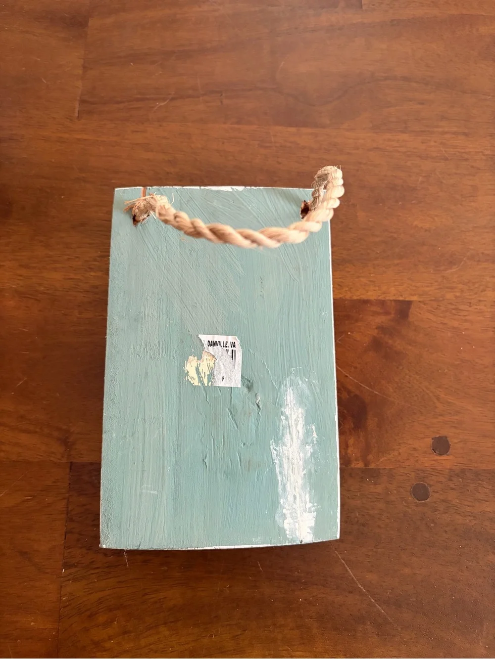 Coastal 'Welcome' Hanging Sign with Starfish - Aqua